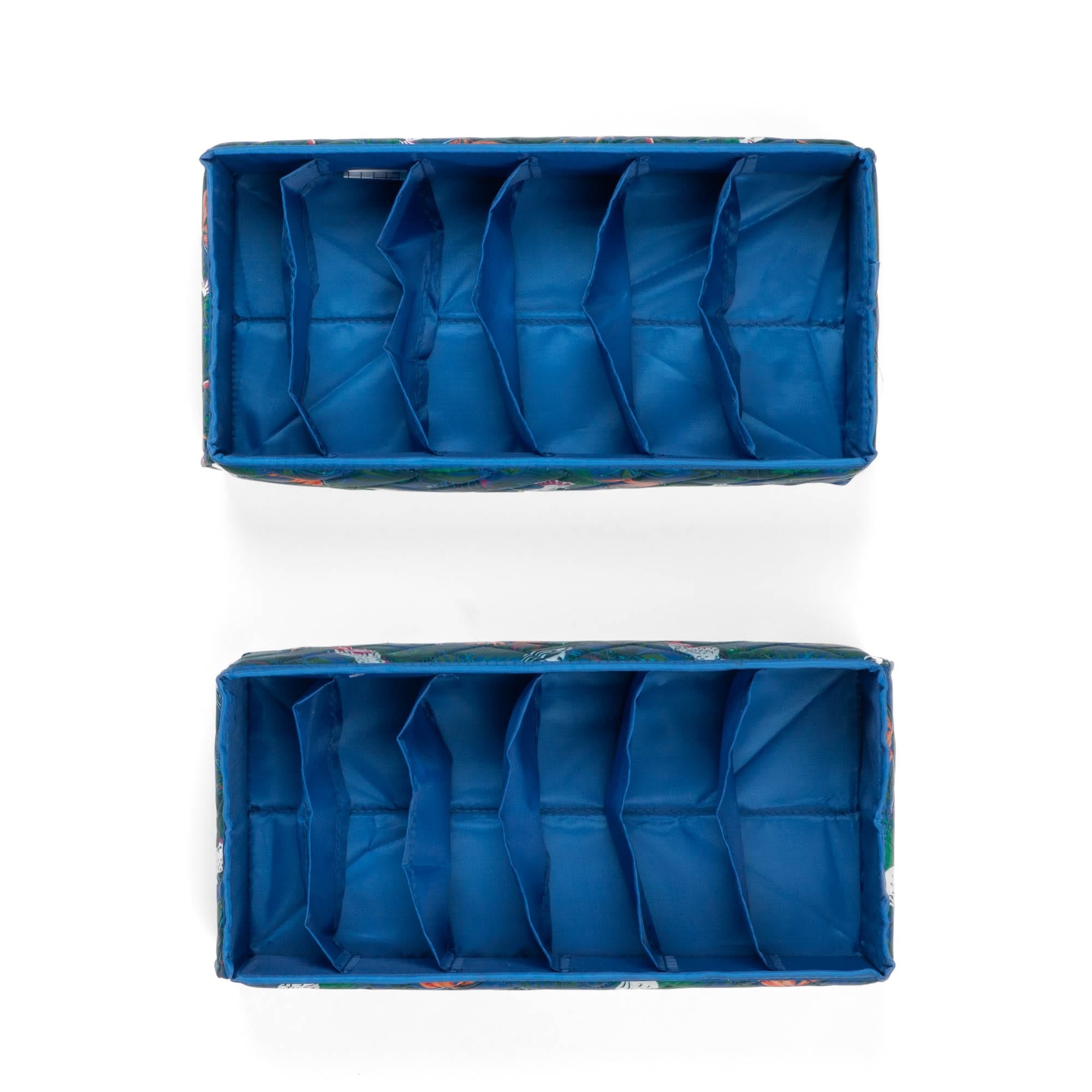 Dolly 2pc 6 Pocket Drawer Organizer - TROPICAL BIRDS - Dolly2pk_TropicalBirds_05